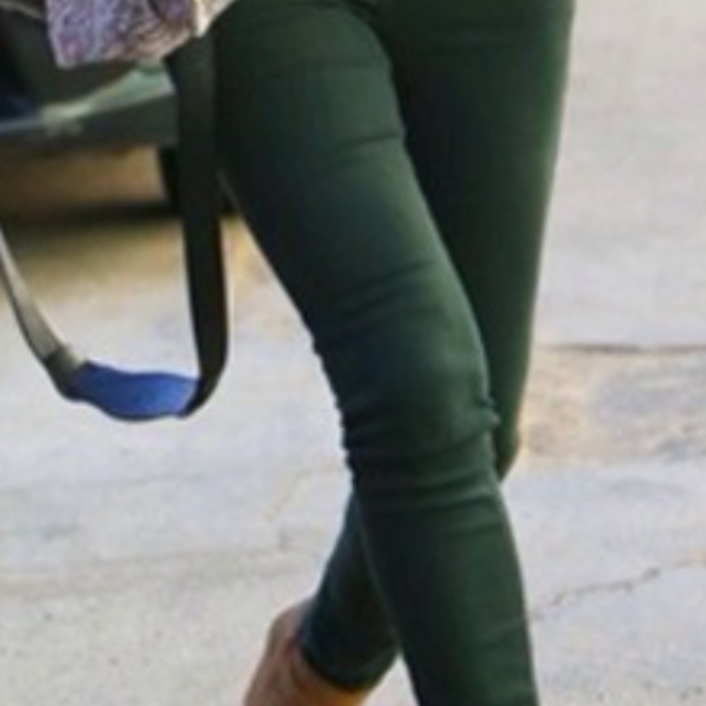 EUC - Dark Green Skinny Jeans